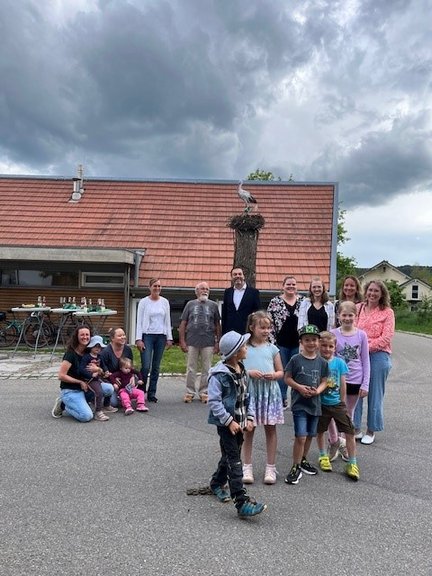 Einweihung der Skulptur